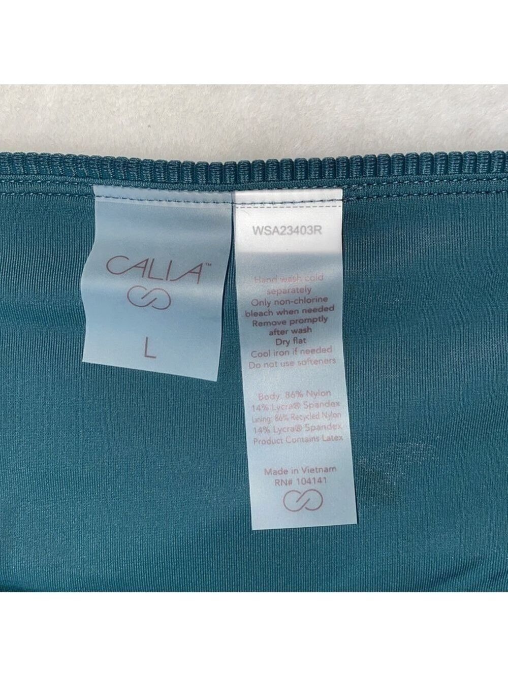 CALIA Mid Rise Ribbed Swim Bottoms - Picture 7 of 8